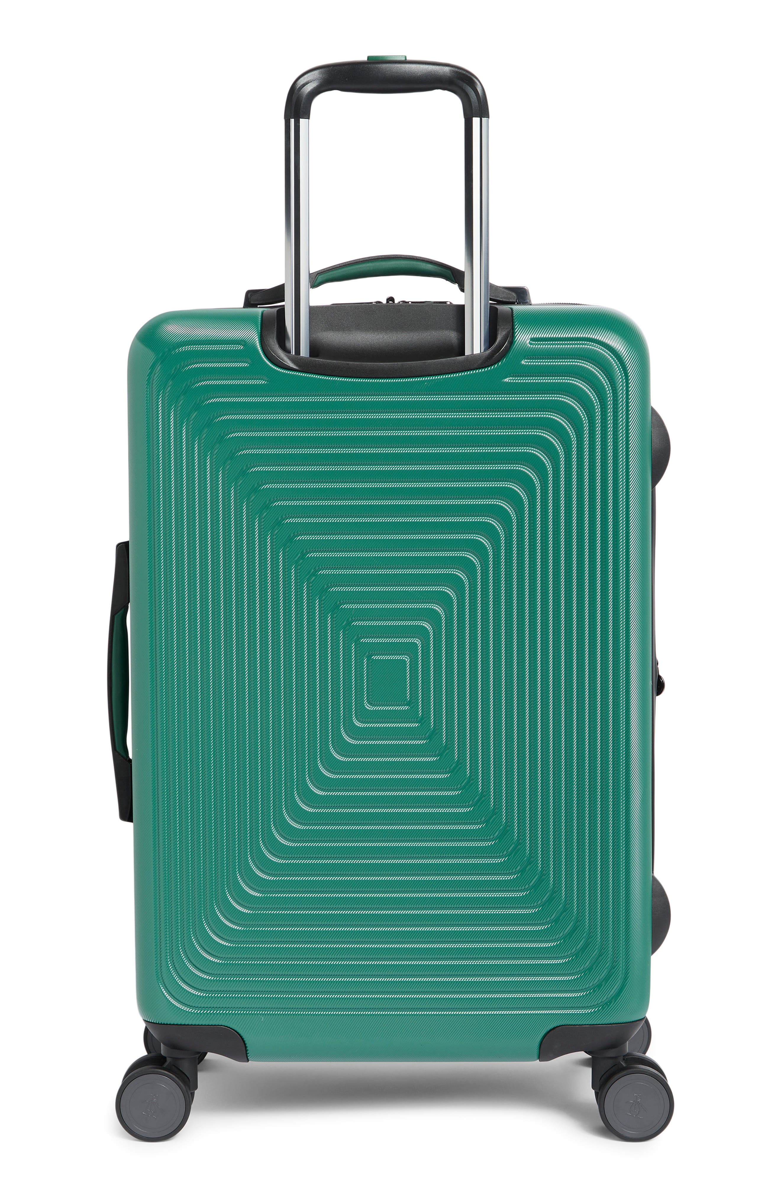 Original Penguin Finnes 25-Inch Hardside Luggage, Alternate, color, Forest Green