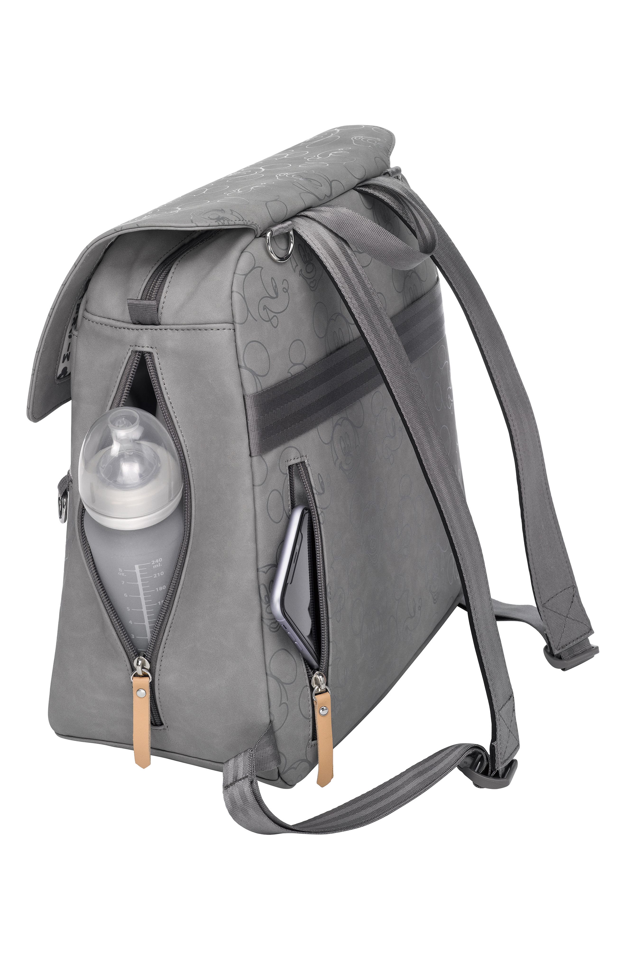 Petunia Pickle Bottom x Disney Mickey Mouse Meta Diaper Backpack, Alternate, color, 