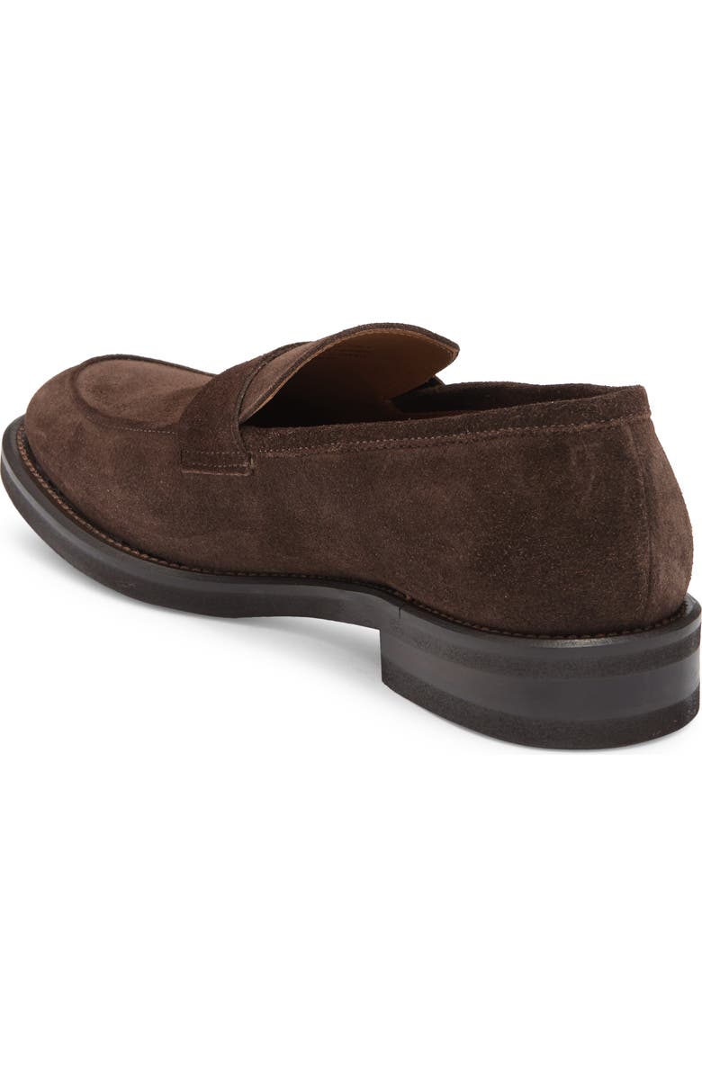 Nordstrom Italian Collection Pienza Casual Penny Loafer, Alternate, color, Brown Torte Suede