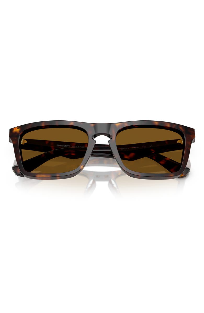 Burberry 57mm Square Sunglasses, Alternate, color, Dark Havana