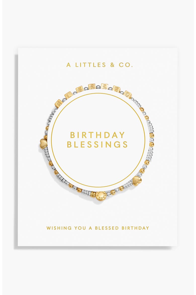 Happy Little Moments Bracelet, Main, color, Birthday Blessings