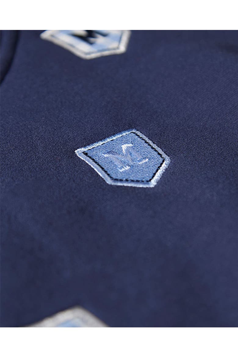 2 Piece Sweatshirt Set with Multiple MiniMoi Patches, Alternate, color, Navy-Blue