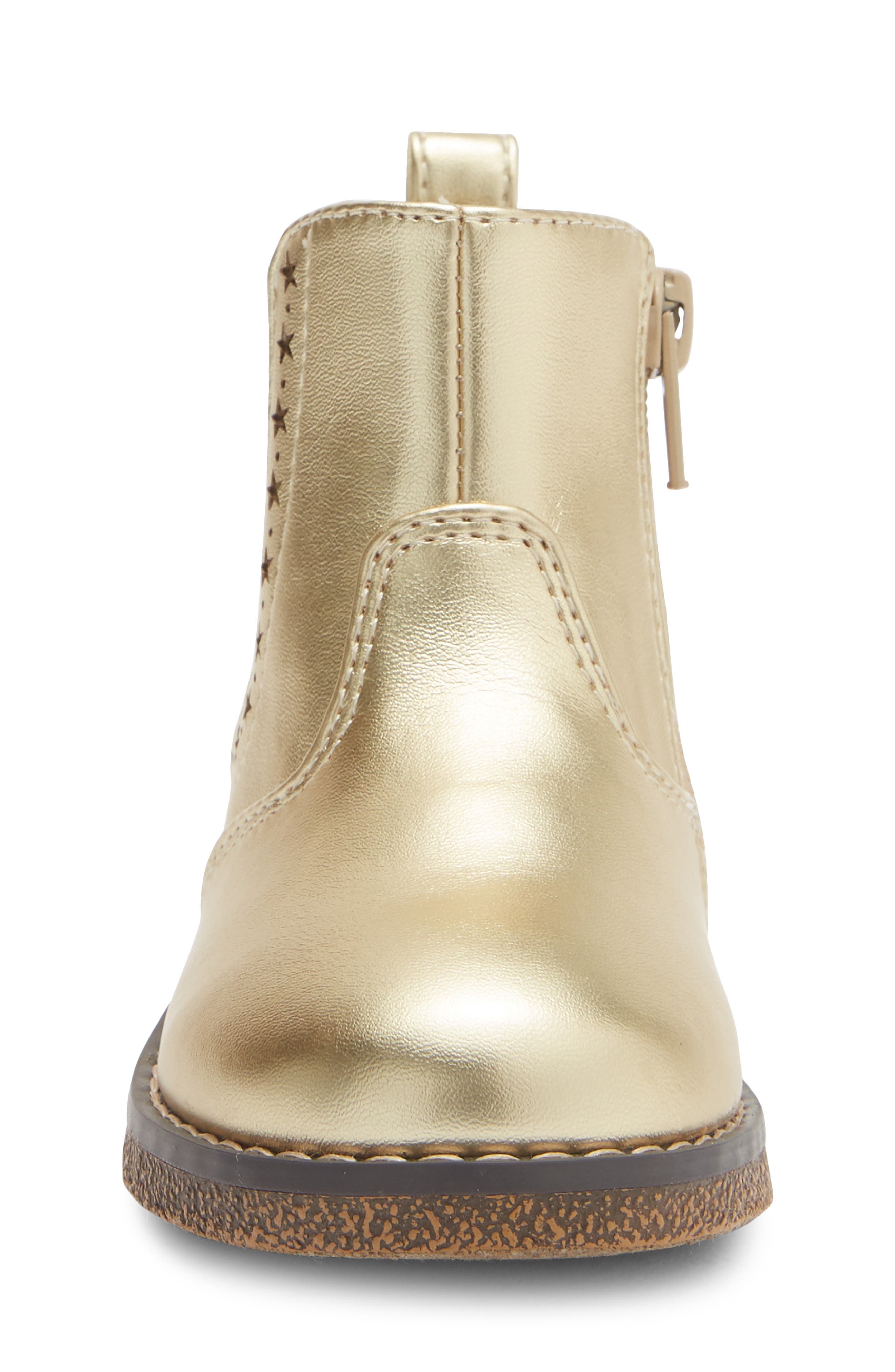 Kids' Pippa Chelsea Bootie, Alternate, color, GOLD METALLIC