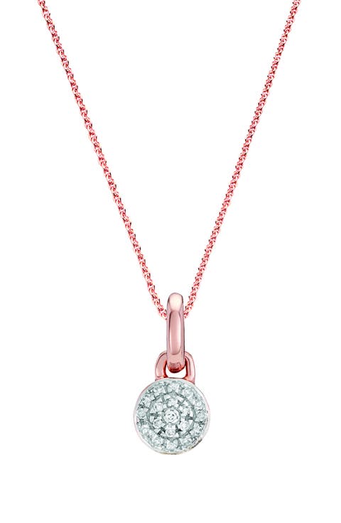 Fiji Mini Diamond Button Pendant Charm