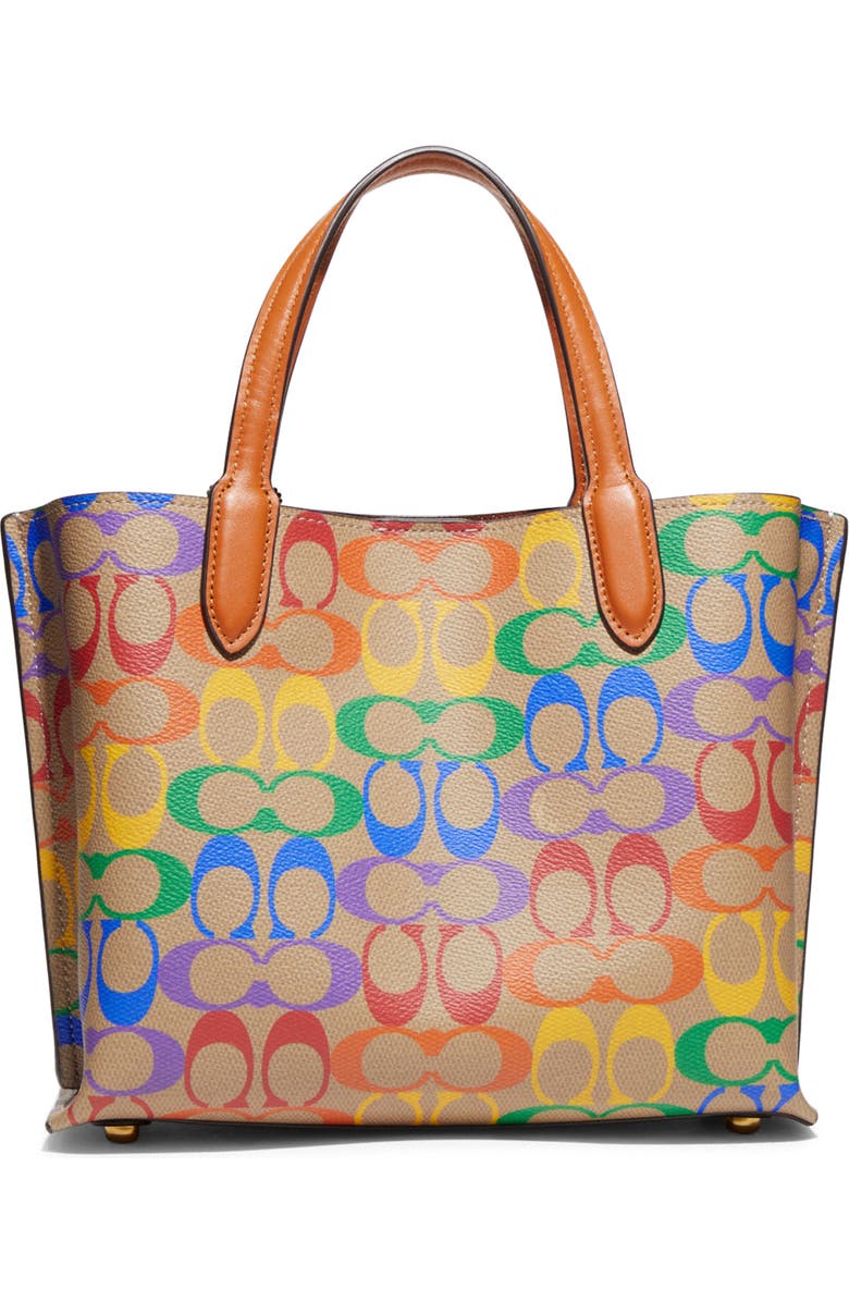 COACH Pride Coated Canvas Tote Bag, Alternate, color,
