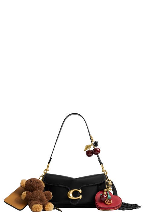 Tabby 26 Leather Shoulder Bag with Charms