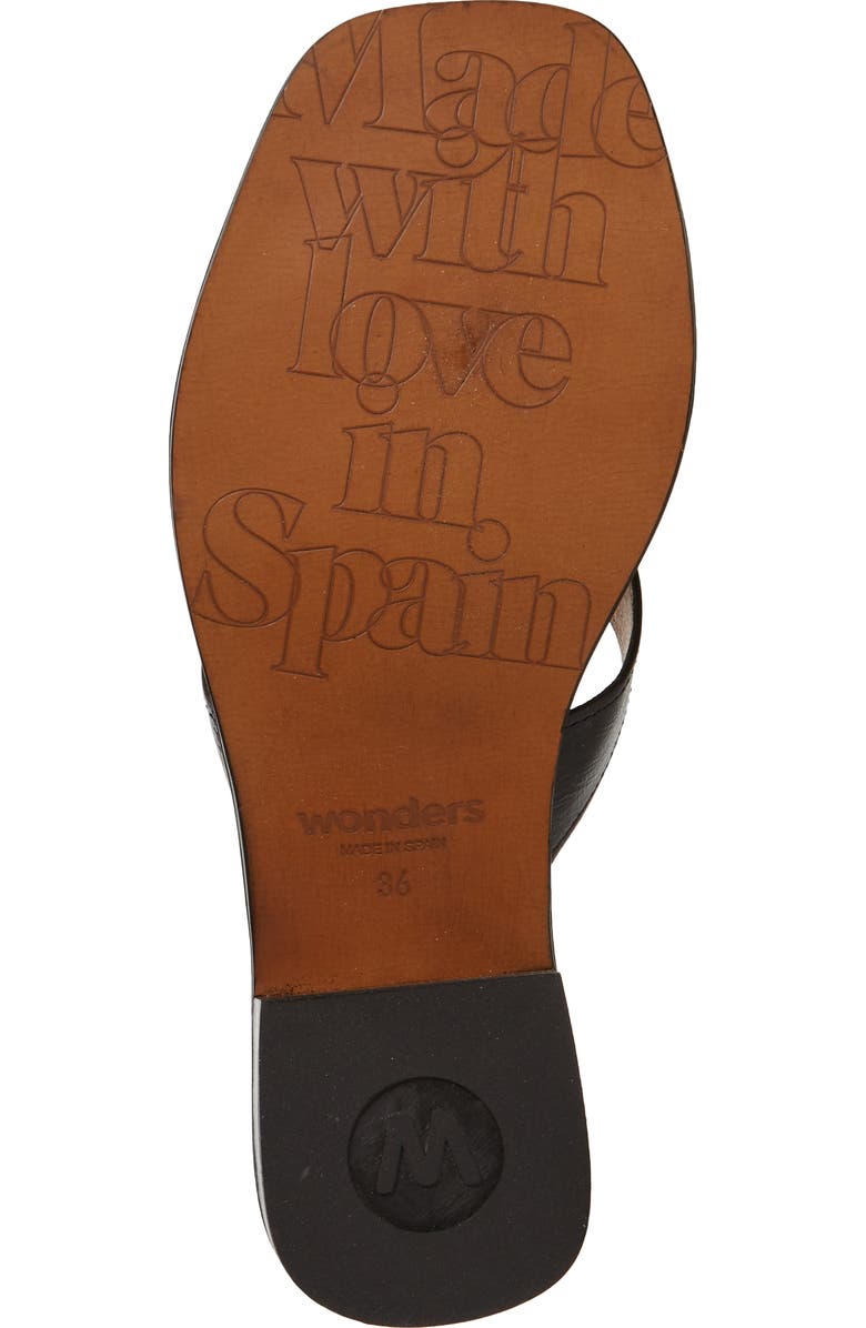 Wonders Leather Slide Sandal, Alternate, color,