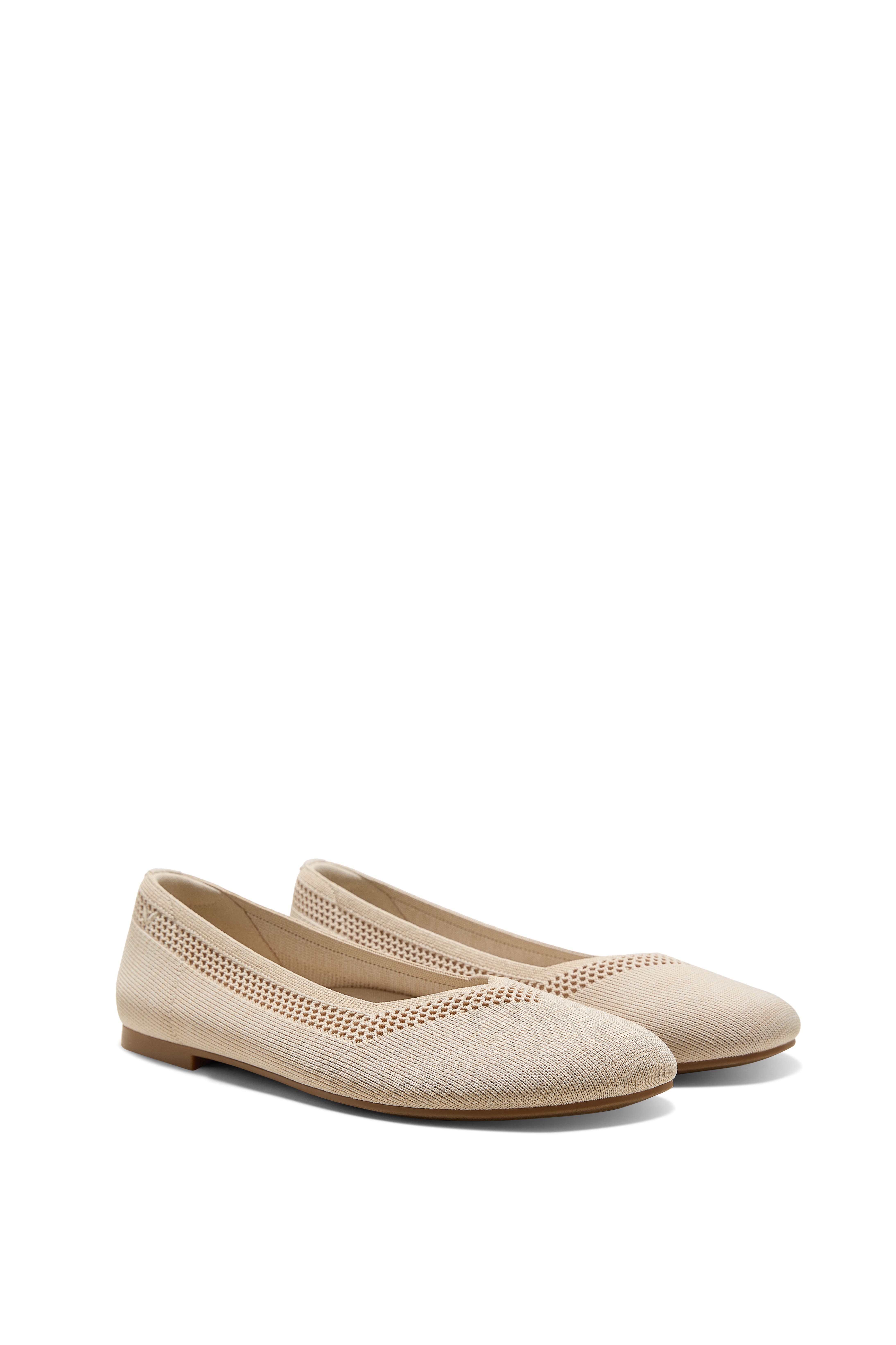 Tila Wide Toe Box Flats, Main, color, YELLOW APRICOT