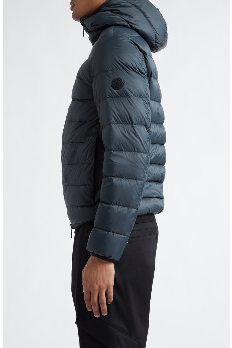 Alrai Hooded Down Puffer Jacket, Alternate, color, ANCHOR GRAY
