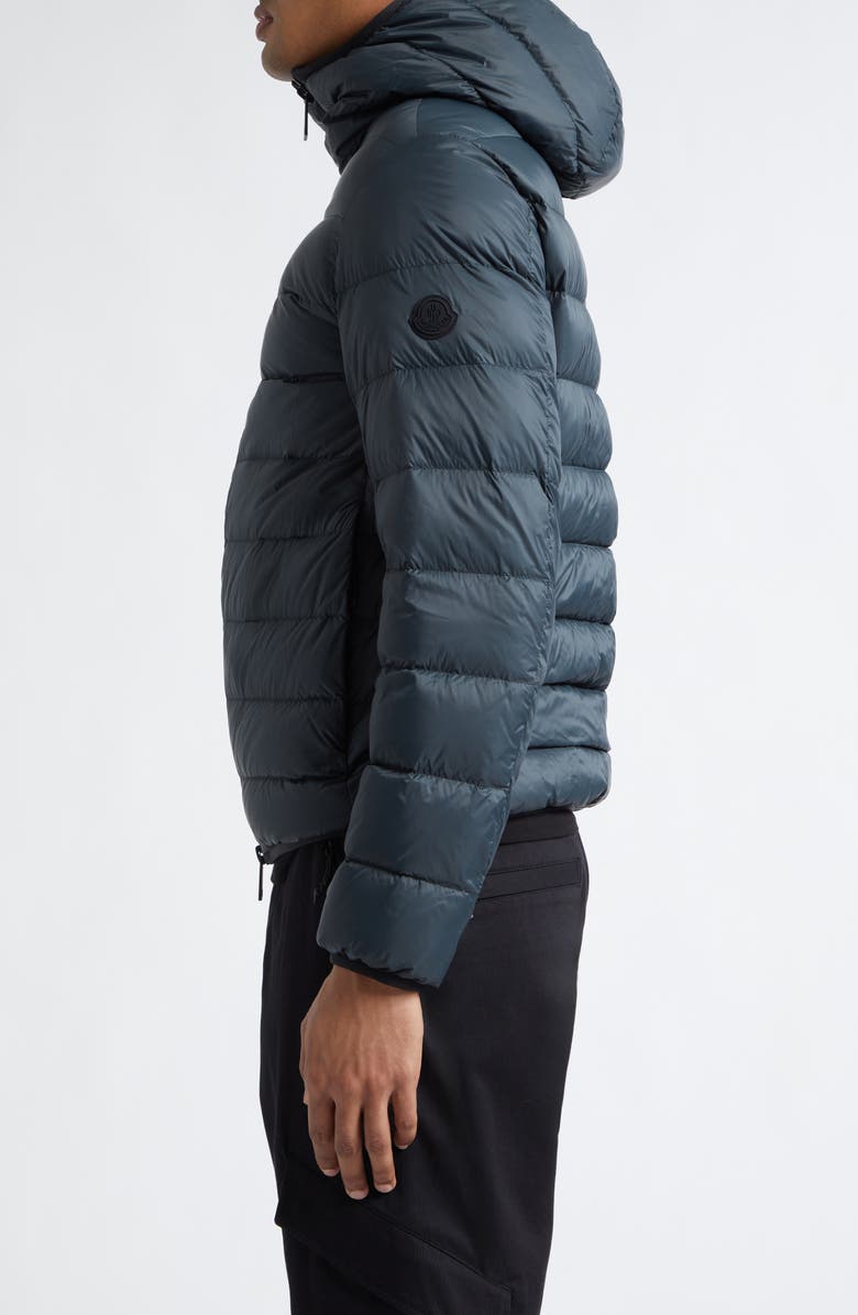Moncler Alrai Hooded Down Puffer Jacket, Alternate, color, Anchor Gray