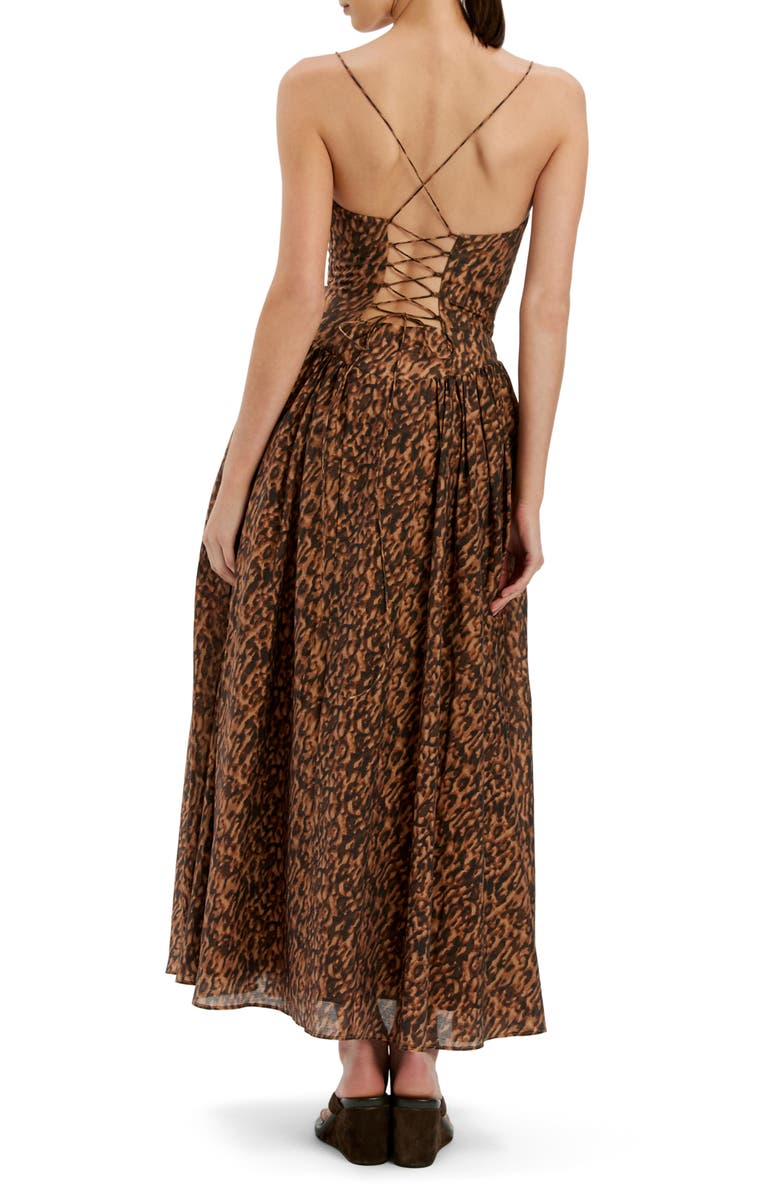 Bardot Estie Print Maxi Dress, Alternate, color, B Leopard