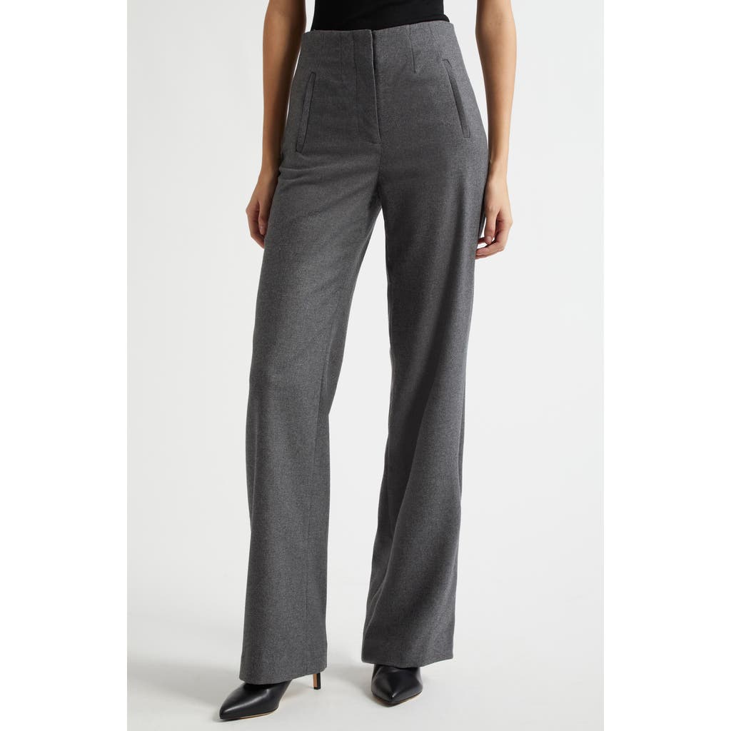 Veronica Beard Jude Tailored Pants In Heather Grey