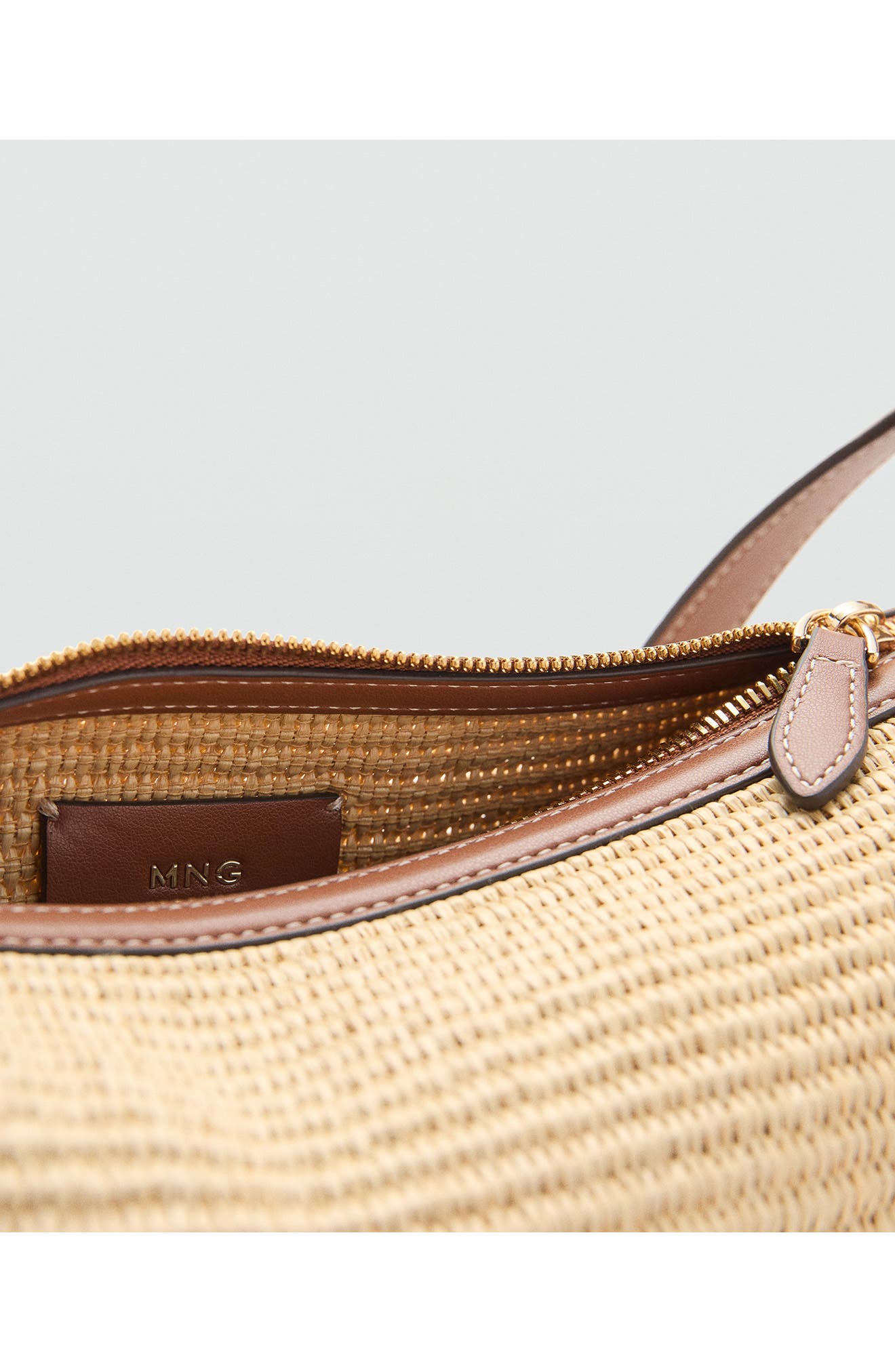 Textured Shoulder Bag, Alternate, color, LEATHER