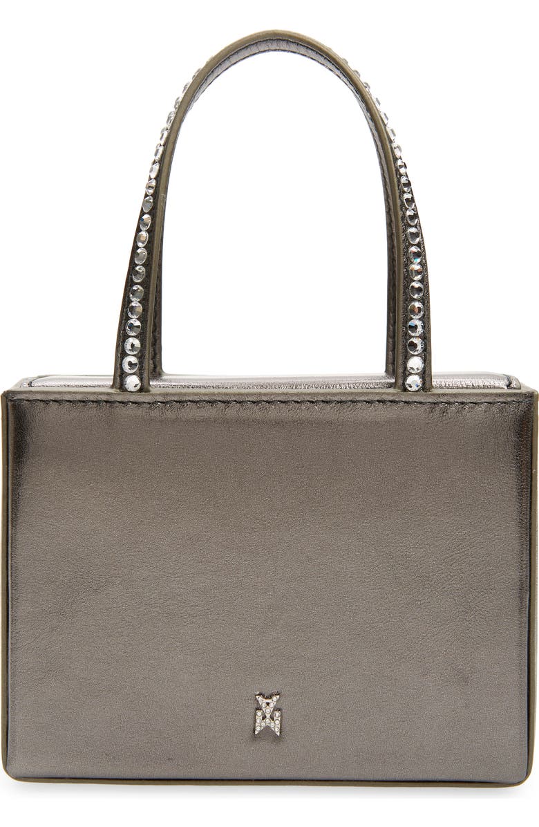 Amina Muaddi Superamini Gilda Top Handle Bag, Main, color,