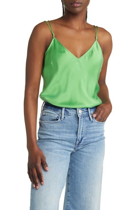 V-Neck Silk Camisole