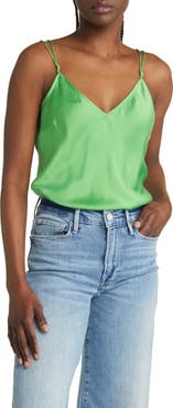 FRAME V-Neck Silk Camisole