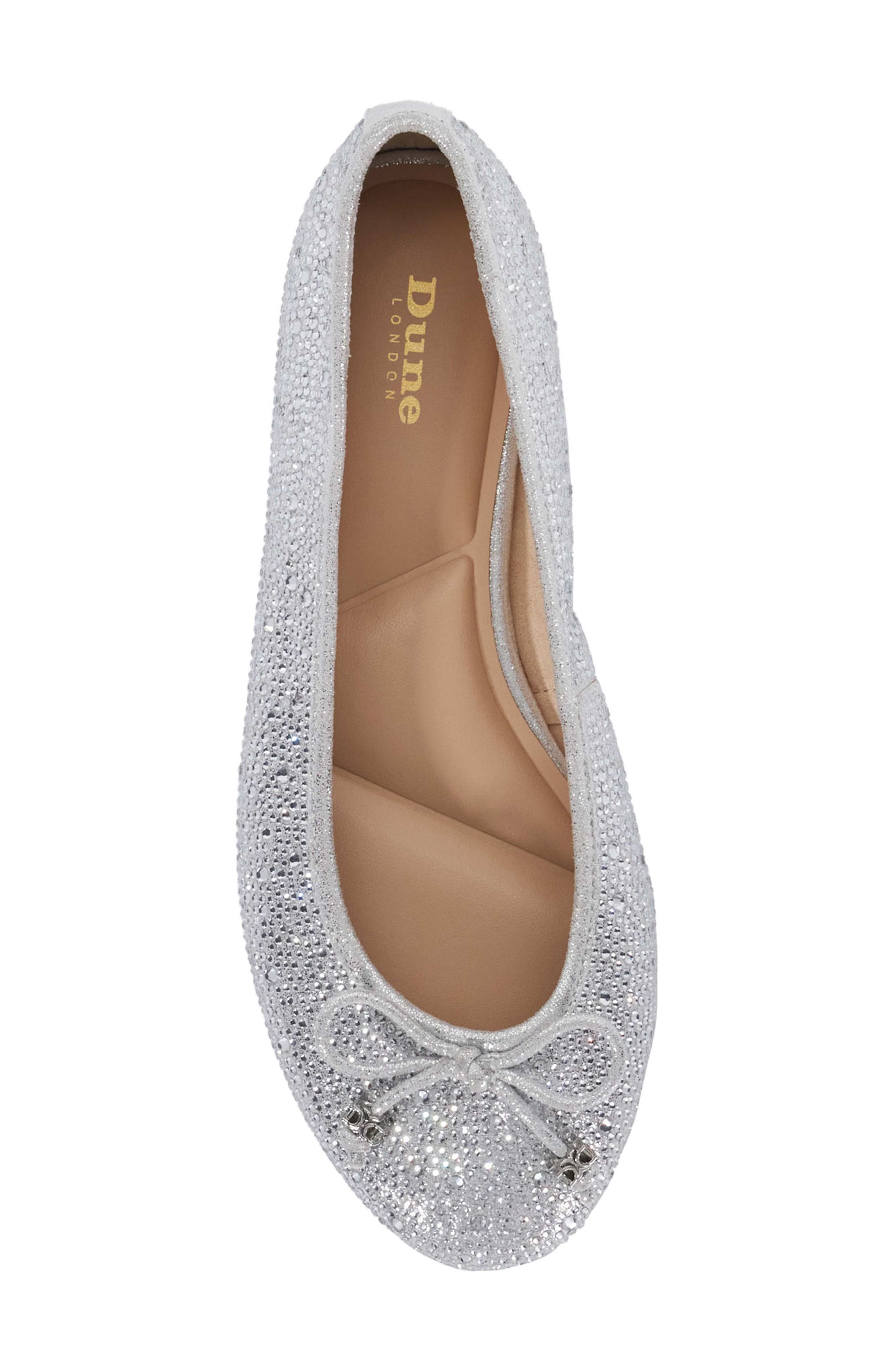 Dune London Hallis Embellished Ballet Flat, Alternate, color, 
