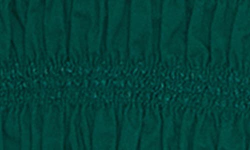 Pistola Bianca Shirred Bodice Dress In Emerald Green In Emerald