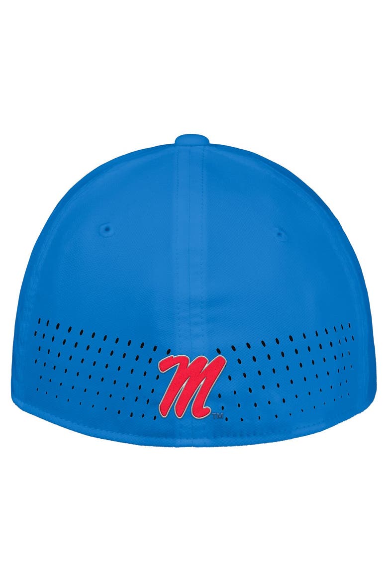 Men's Nike Blue Ole Miss Rebels 2026 On-Field AeroBill SwooshFlex Dri-FIT Hat, Alternate, color, Blue