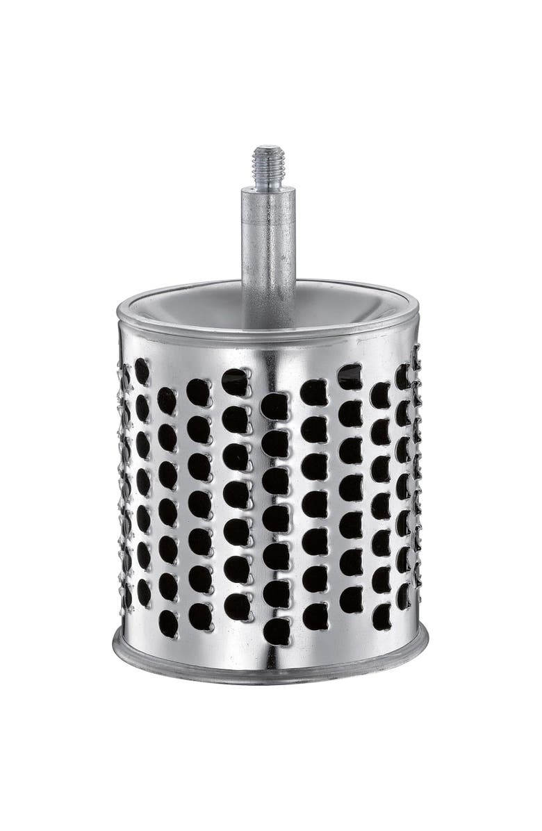 ZASSENHAUS Classic Drum Grater with Suction Base, 2 Grating Drums, Pestle, and Vegetable Cutter, Alternate, color, Red