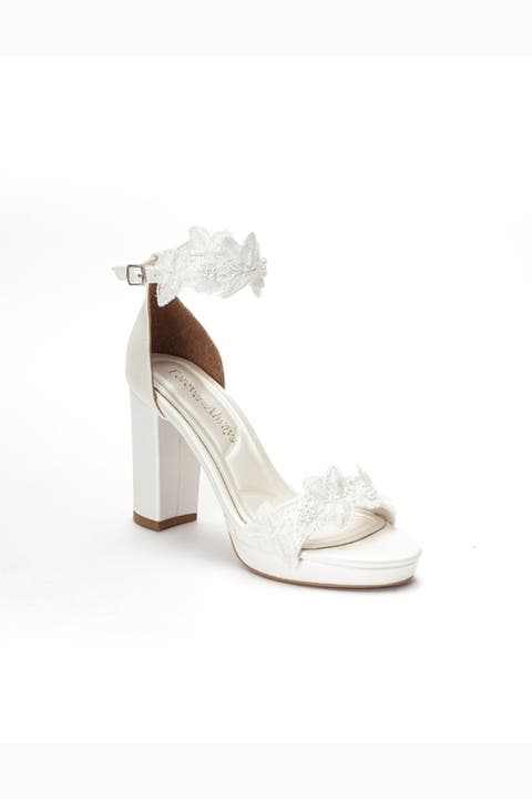 Isadora Lace Bridal Heel