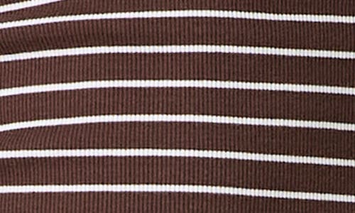 Paige Amanita Rib Tank In Brown