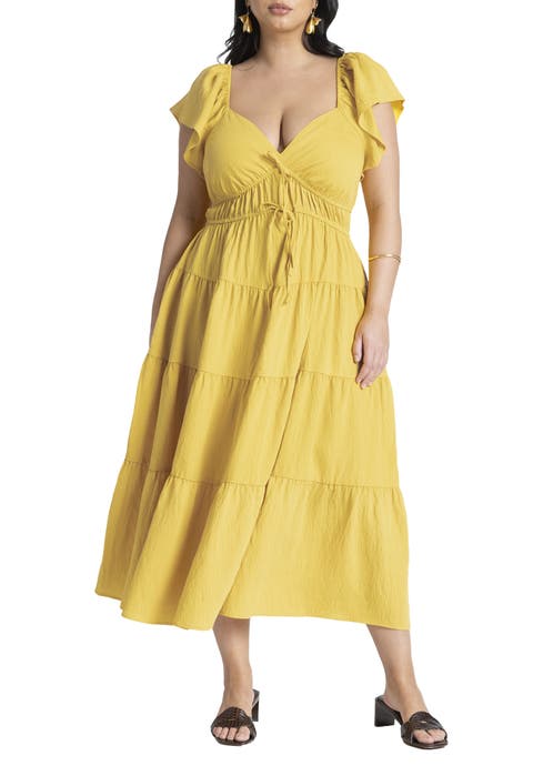 Ruffled Tiered Maxi Dress (Plus)