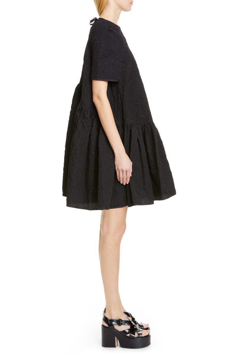 Cecilie Bahnsen Annabella Floral Matelassé Dress, Alternate, color, 