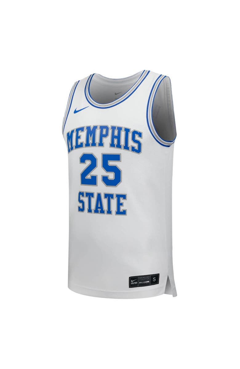 Nike Men's Nike Penny Hardaway White Memphis Tigers Home Replica Basketball Jersey, Alternate, color, White