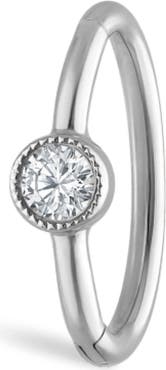 MARIA TASH Scalloped Diamond Clicker Earring