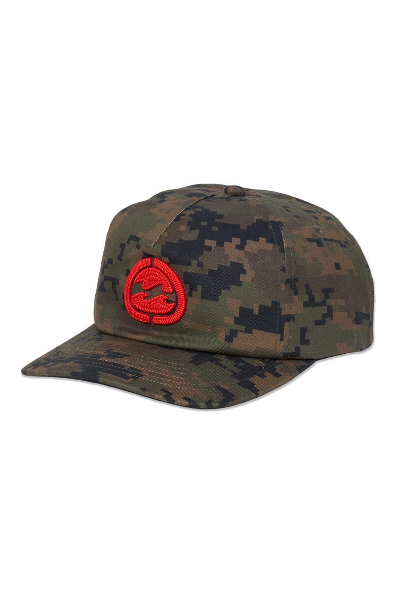 x Andy Irons Bio Wave Snapback Baseball Cap, Main, color, DARK OLIVE