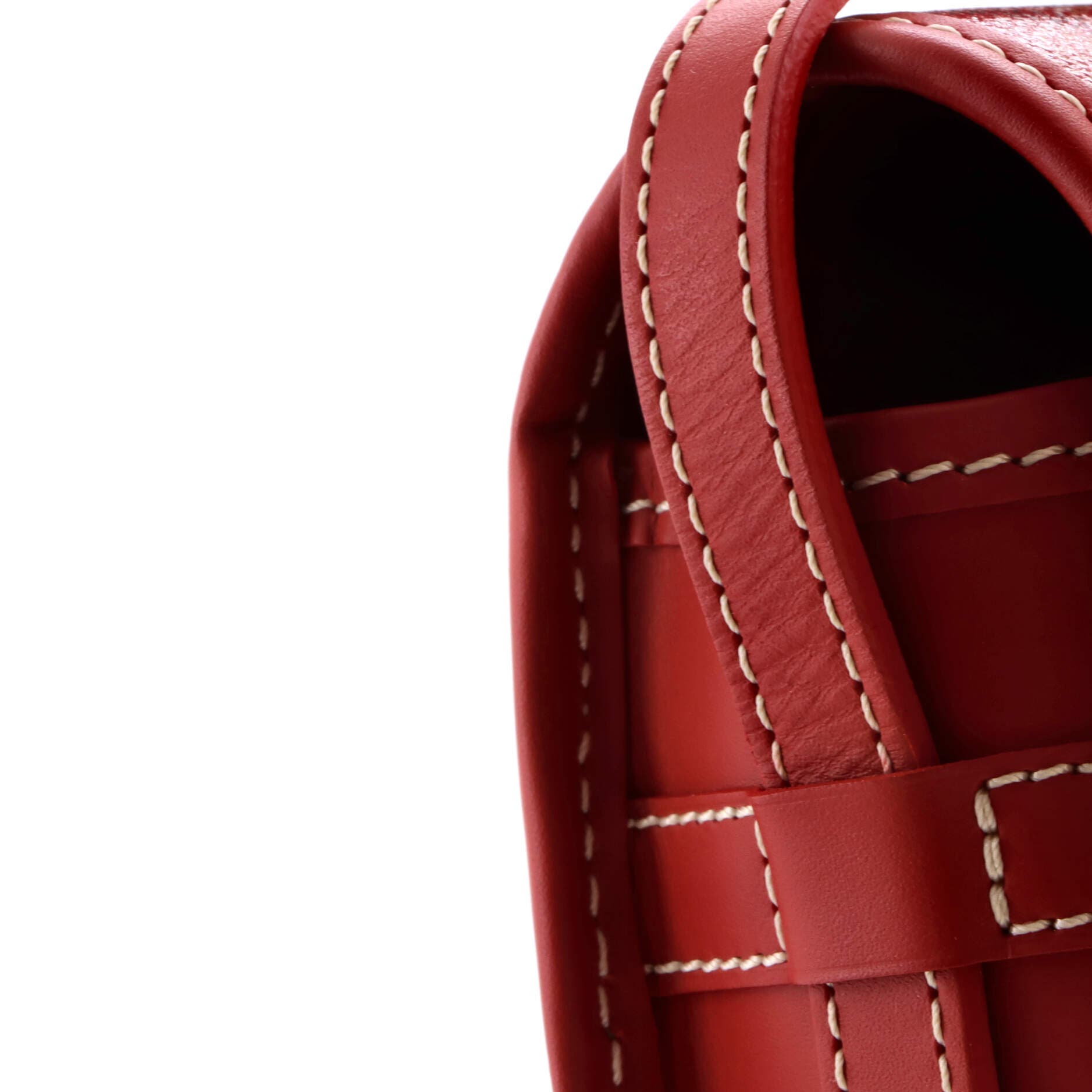 Pre-Owned Goyard Belvedere II Messenger Bag Coated Canvas PM, Alternate, color, Red