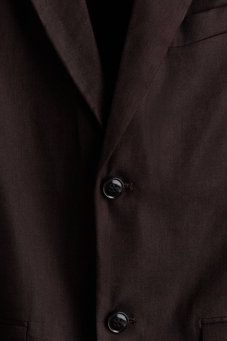 Relaxed Fit Jacket, Alternate, color, Dark brown