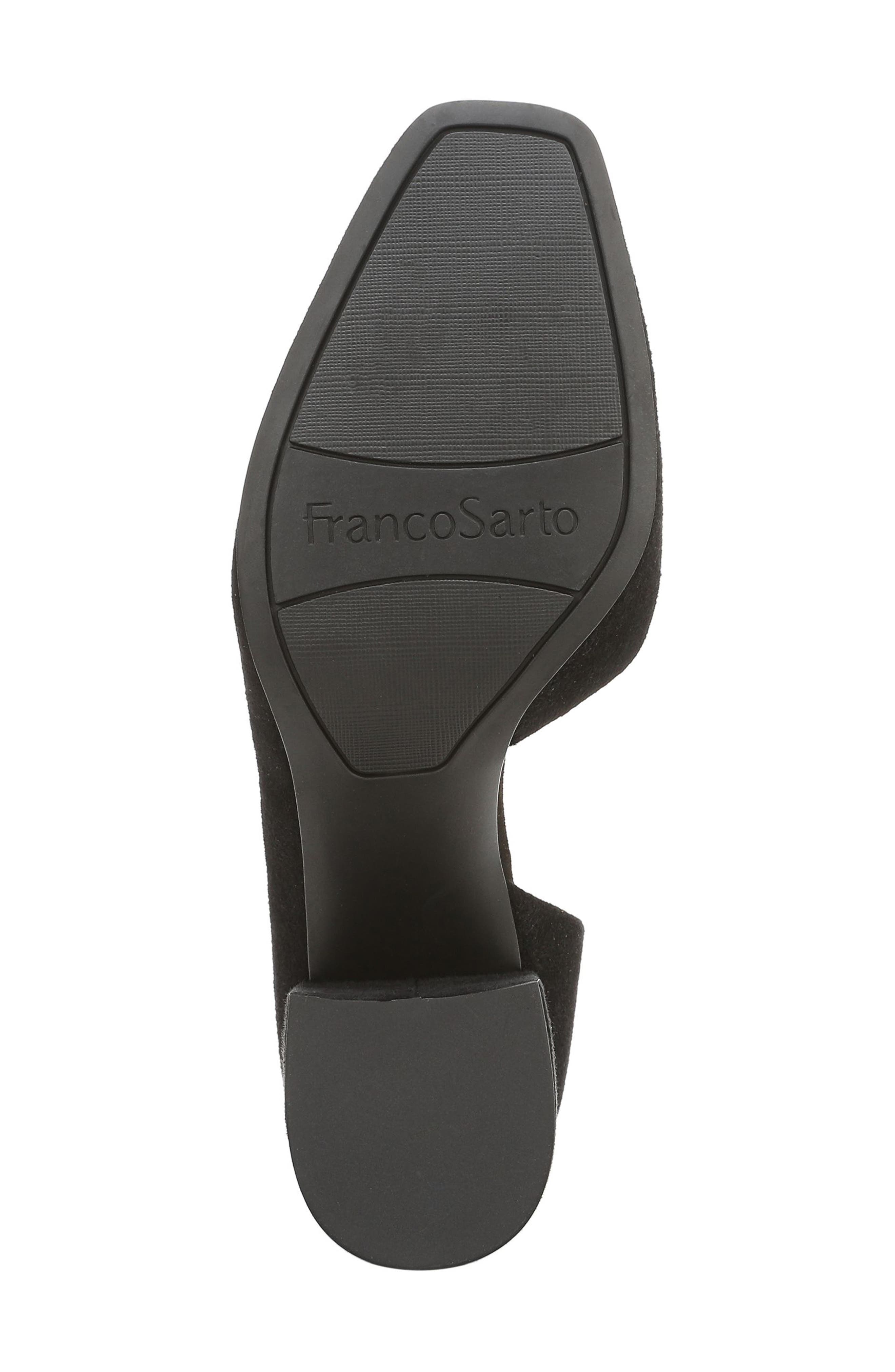Franco Sarto Theosha Half d'Orsay Pump, Alternate, color, Black