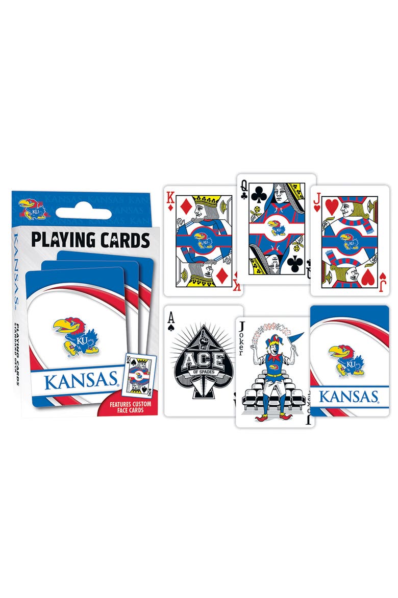 Kansas Jayhawks Playing Cards, Alternate, color, Multicolor