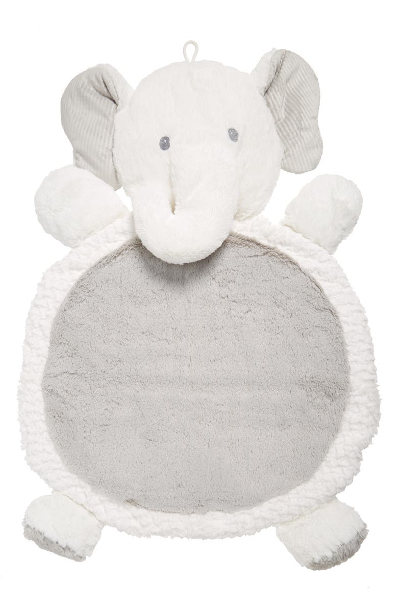 Mary Meyer Elephant Baby Mat, Main, color, White