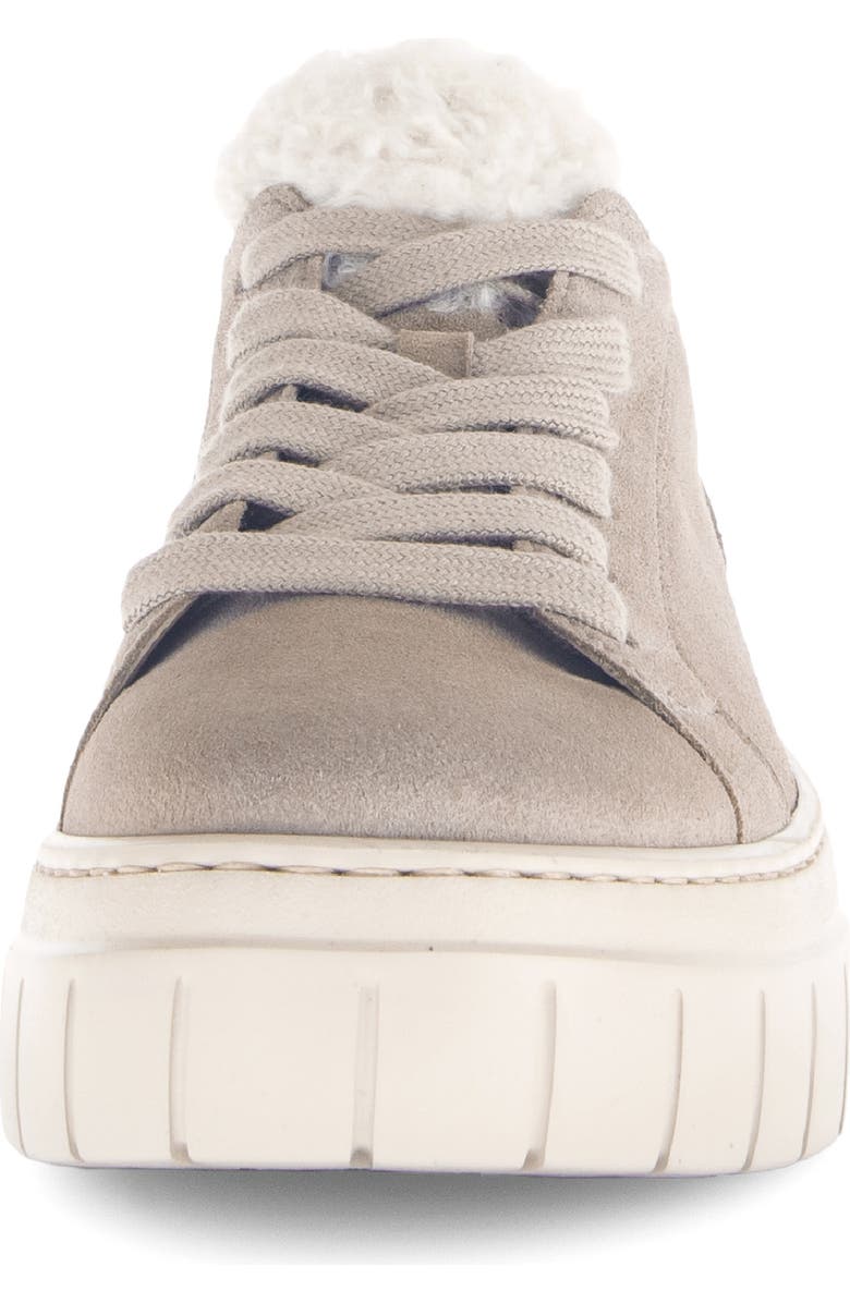 Gabor 73.221 Faux Fur Lined Platform Sneaker, Alternate, color, Silk
