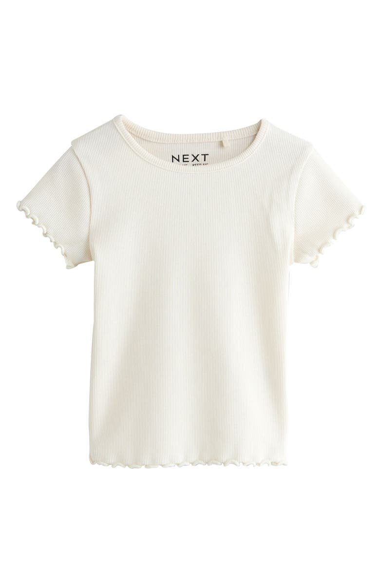 NEXT Kids' Assorted 5-Pack Rib T-Shirts, Alternate, color, Pink