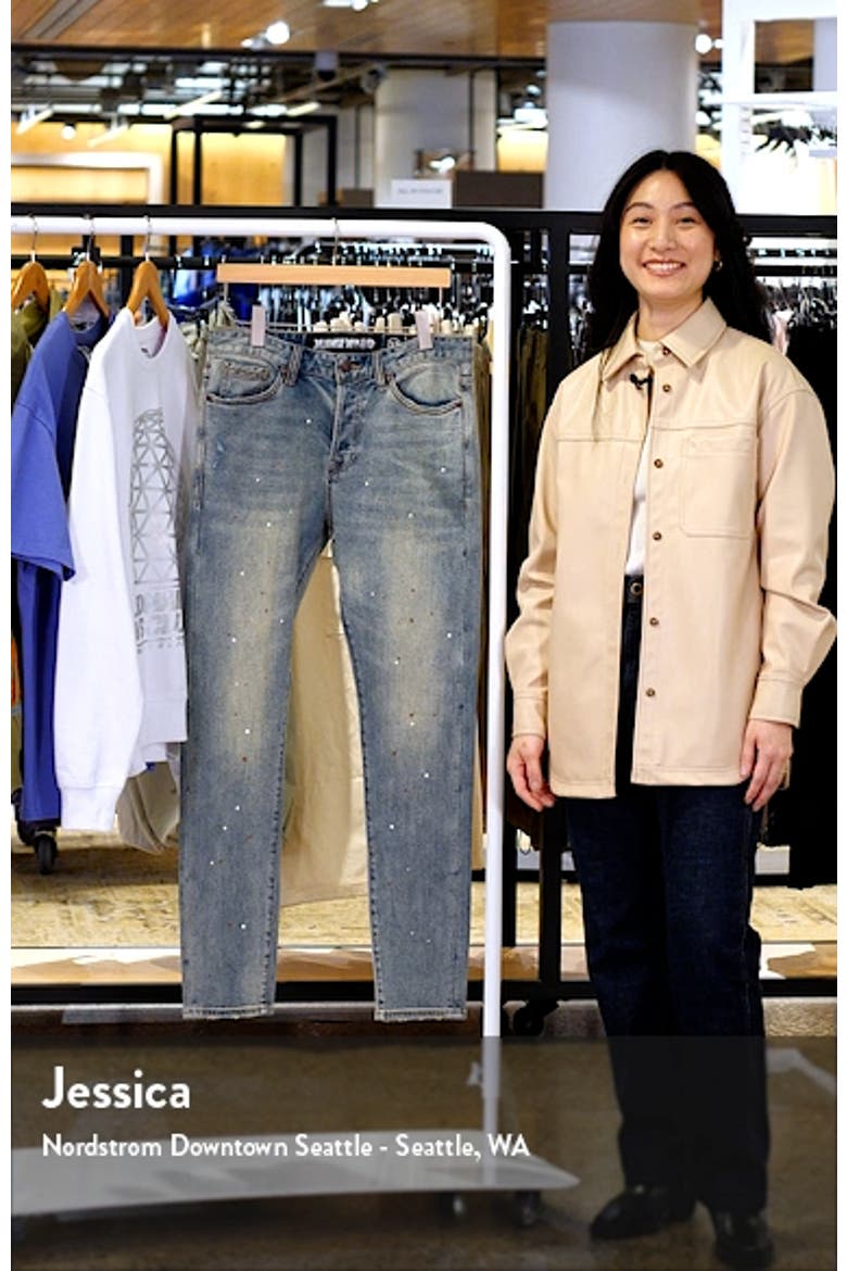 Lunar Distressed Stretch Jeans video