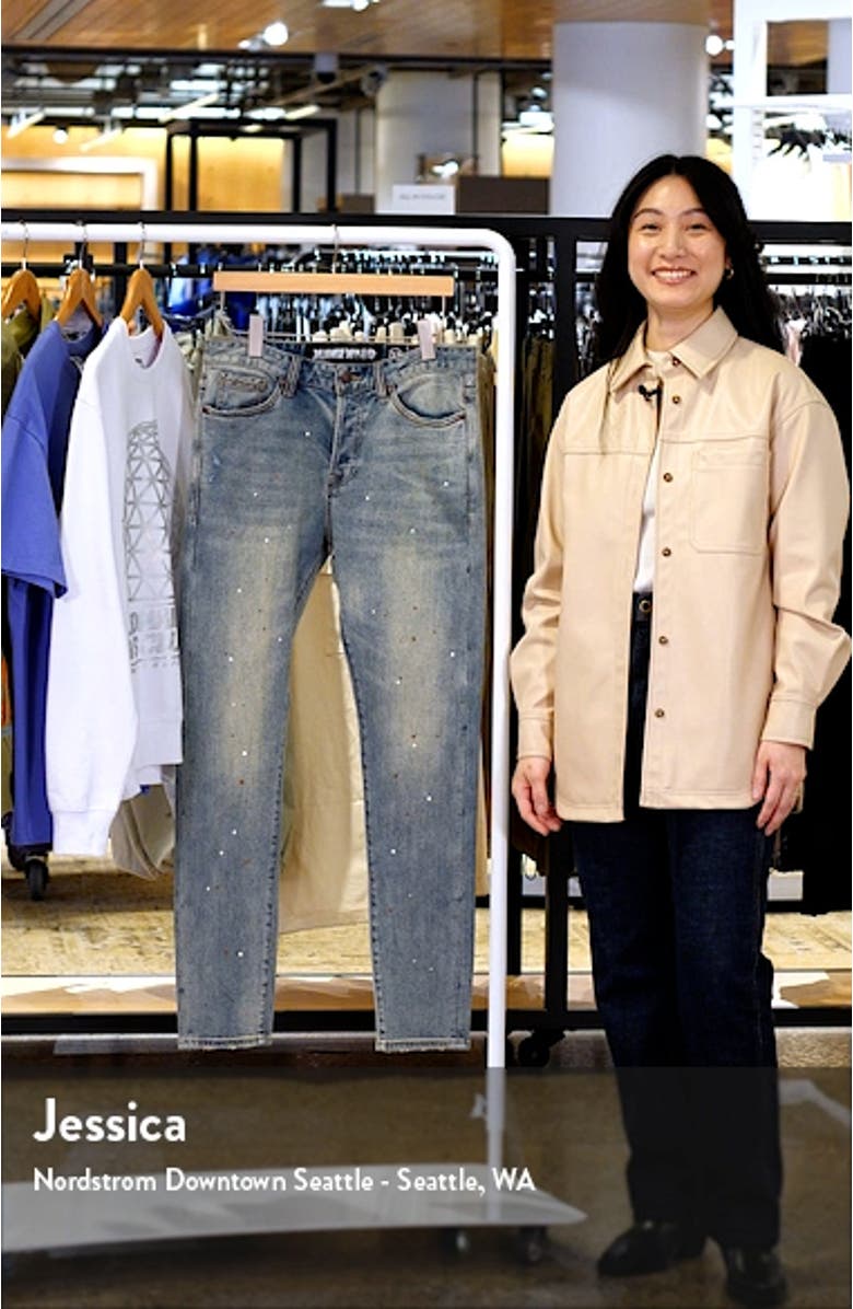 Lunar Distressed Stretch Jeans, sales video thumbnail