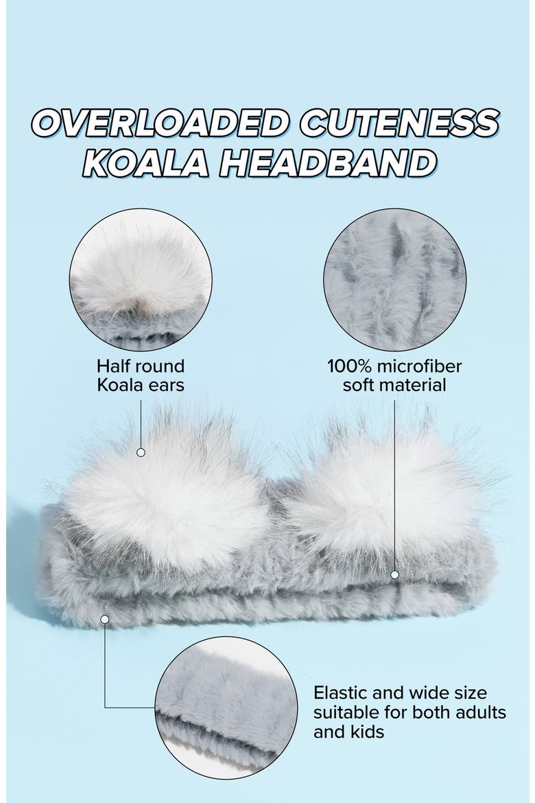 Koala Skin Care Headband, Alternate, color, NO COLOR