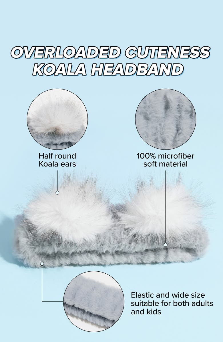 I DEW CARE Koala Skin Care Headband, Alternate, color, 