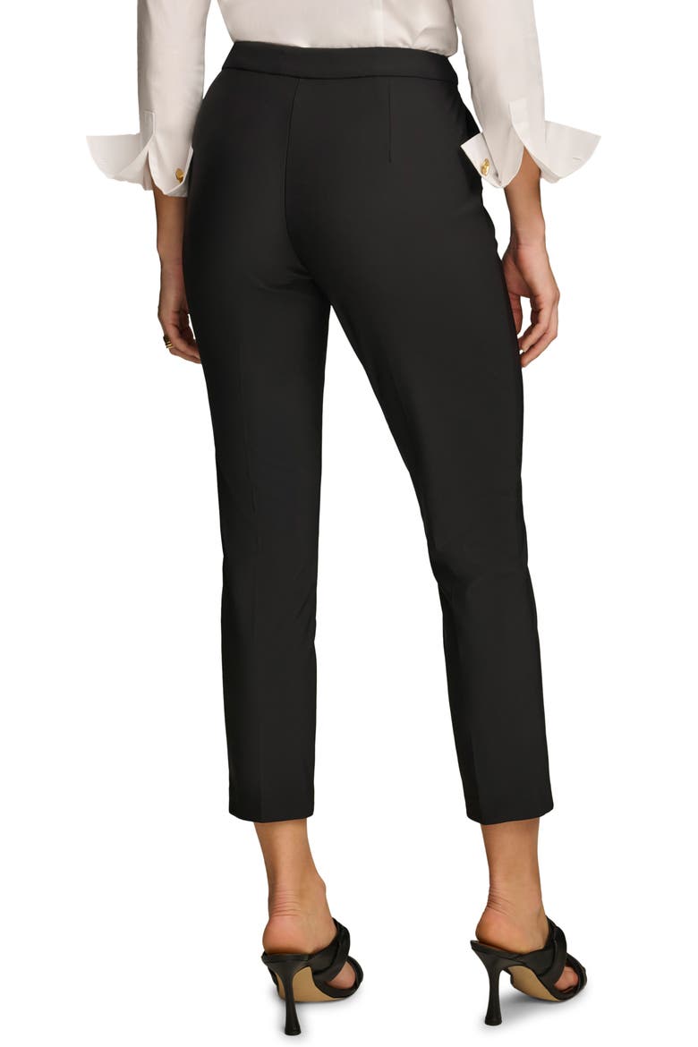 Slim Ankle Pants, Alternate, color, BLACK