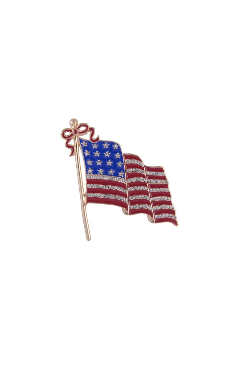 Hallmark American Flag Pin, Main, color, Red