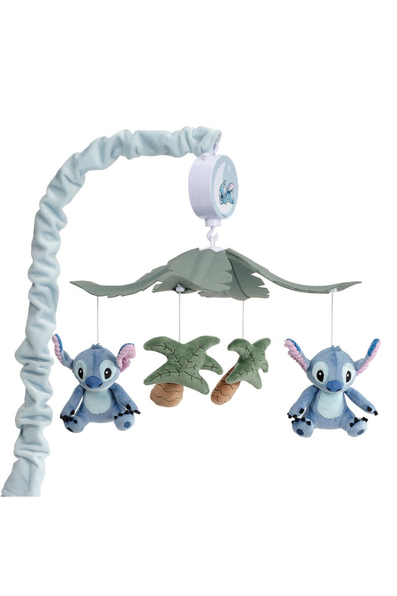 Disney Stitch Musical Baby Crib Mobile Soother Toy, Main, color, Blue