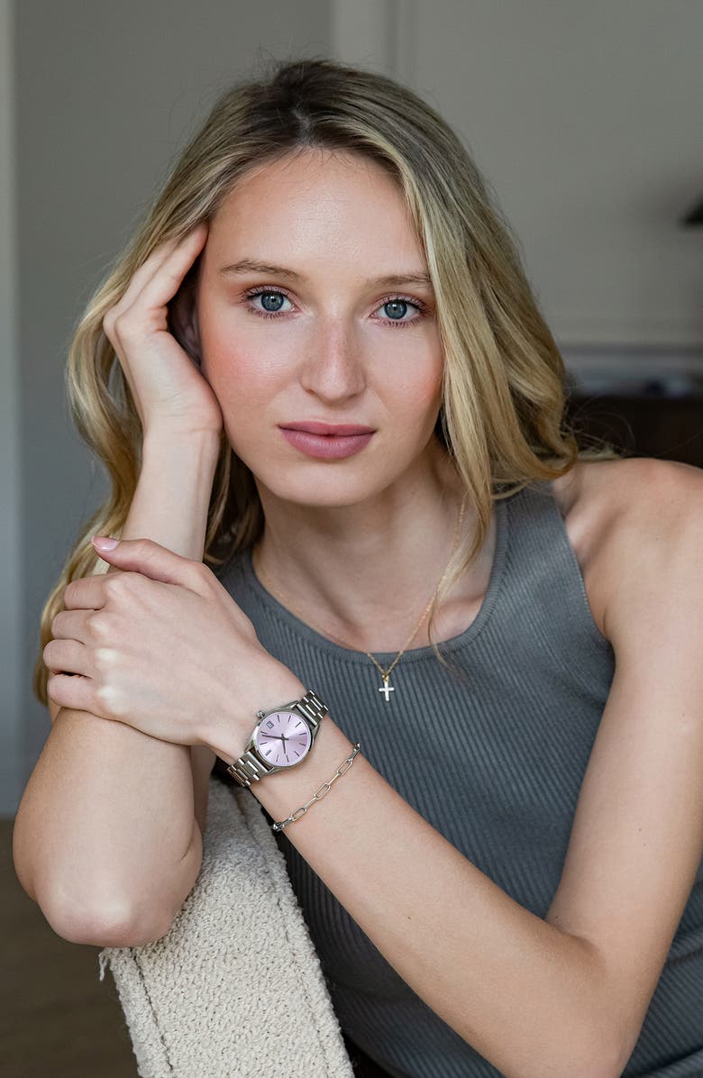 Vincero The Chain Link Bracelet, Alternate, color, Silver