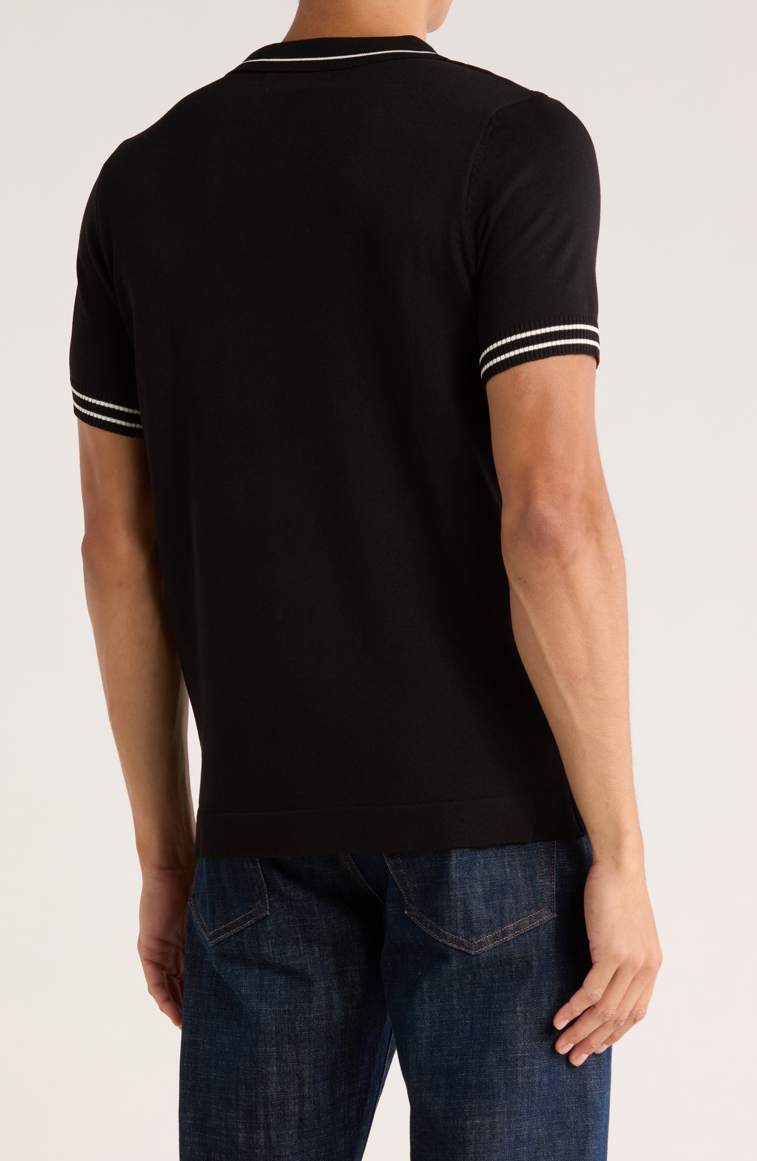 Short Sleeve Knit Sweater - image 2