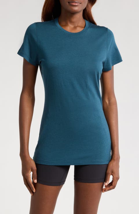 Merino Wool Blend Short Sleeve T-Shirt