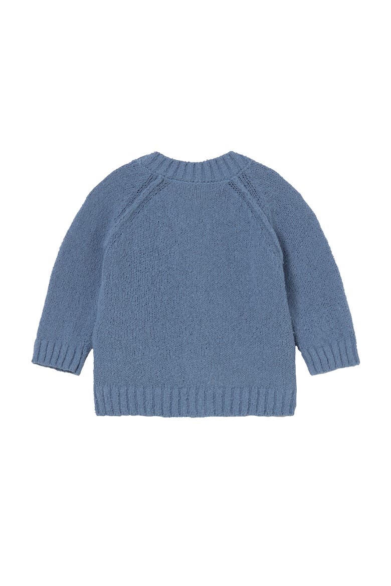 Maple Knitted Cardigan, Alternate, color, Blue