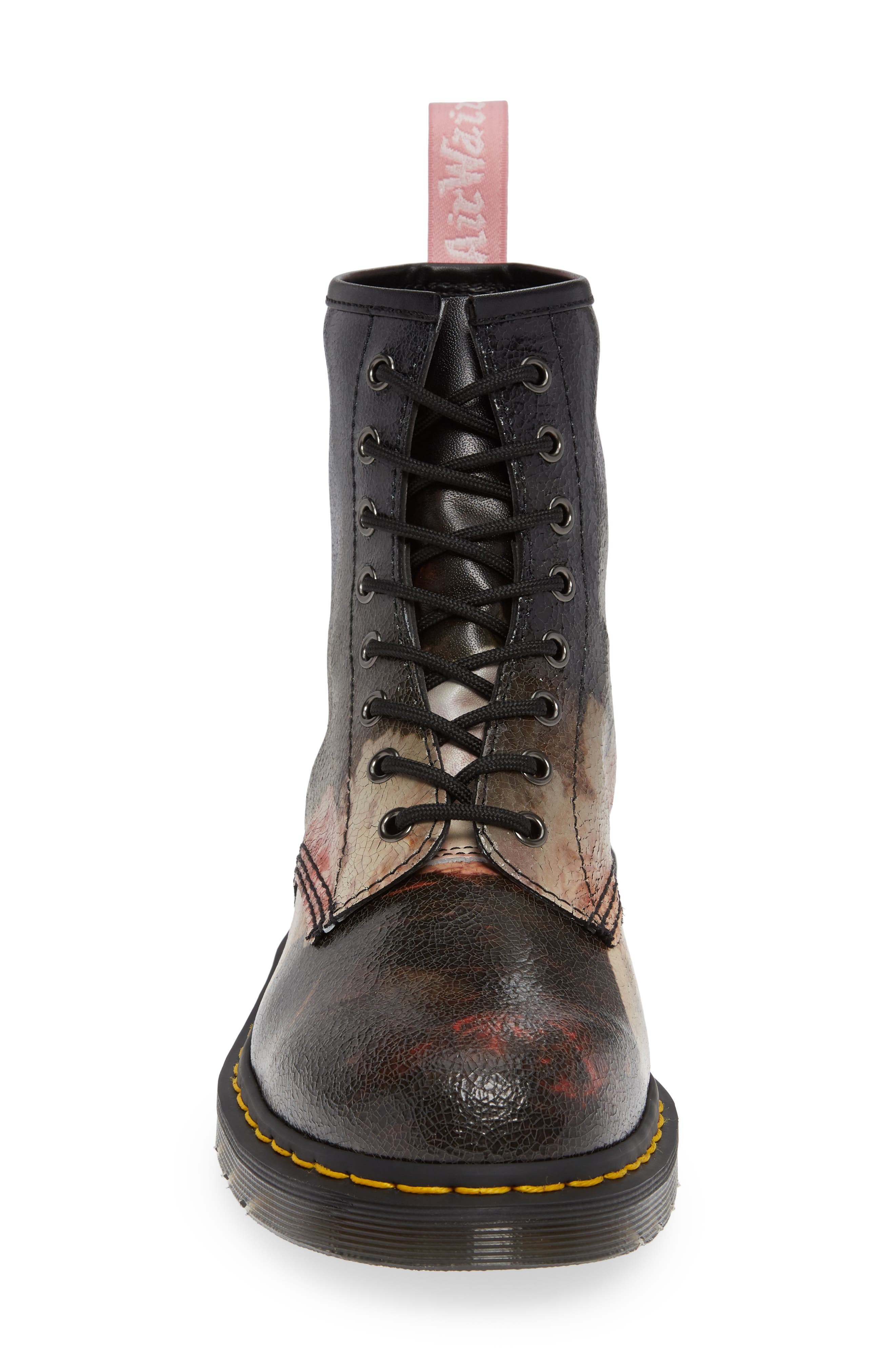 Dr. Martens 1460 Power Floral Leather Boot, Alternate, color, 